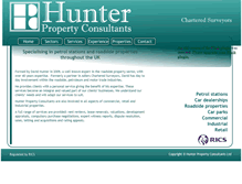 Tablet Screenshot of hunter-property.co.uk